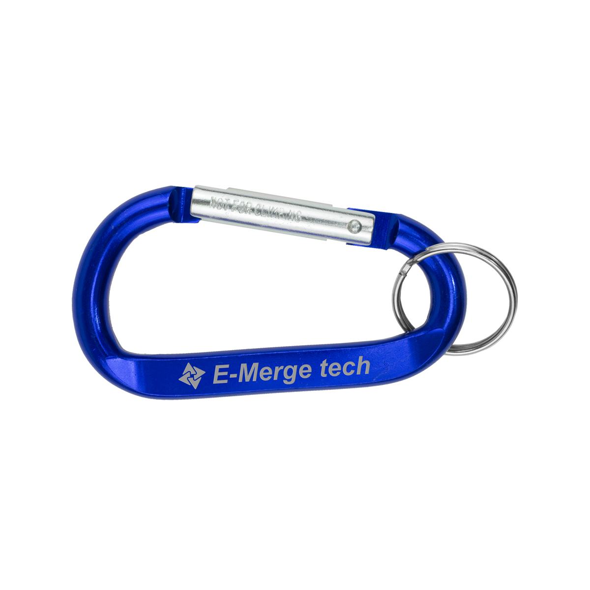 Large Size Carabiner Keyholder with Split Ring Attachment